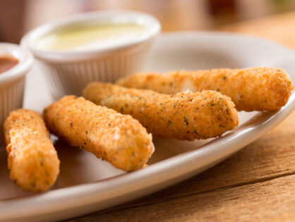 Fried Mozzarella Cheese Sticks