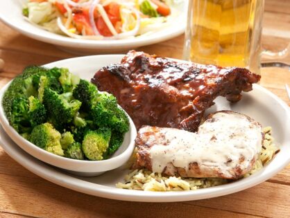 Fresh Chicken & USDA Choice Sirloin Steak