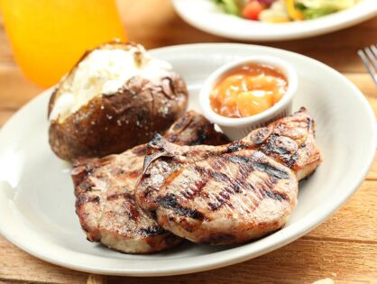 Mesquite Grilled Pork Chops